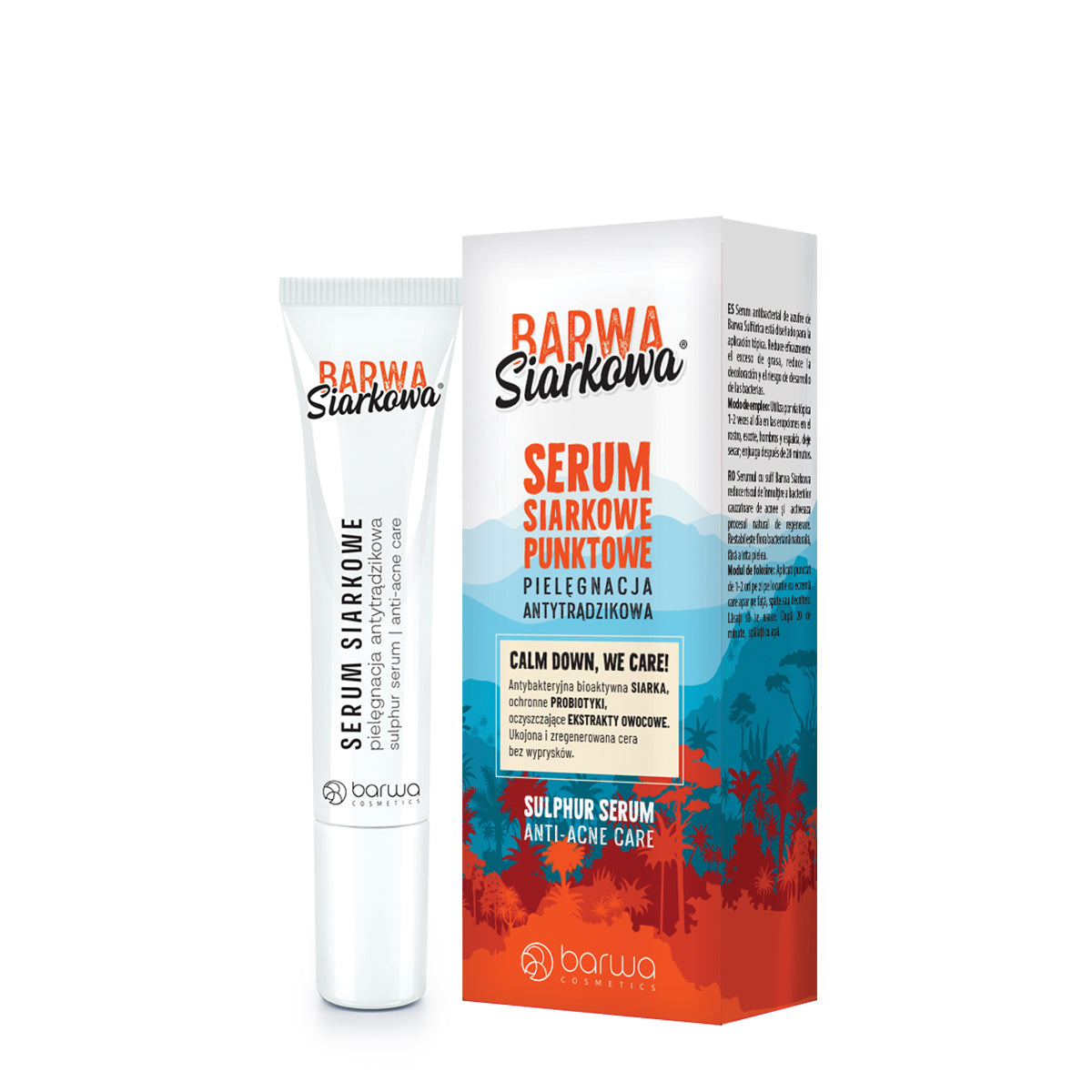 Barwa Siarkowa 3in1 Anti-Akne Peeling Gel – Mit Schwefel, 120 Ml, Als Reinigung, Peeling Oder Maske Nutzbar
