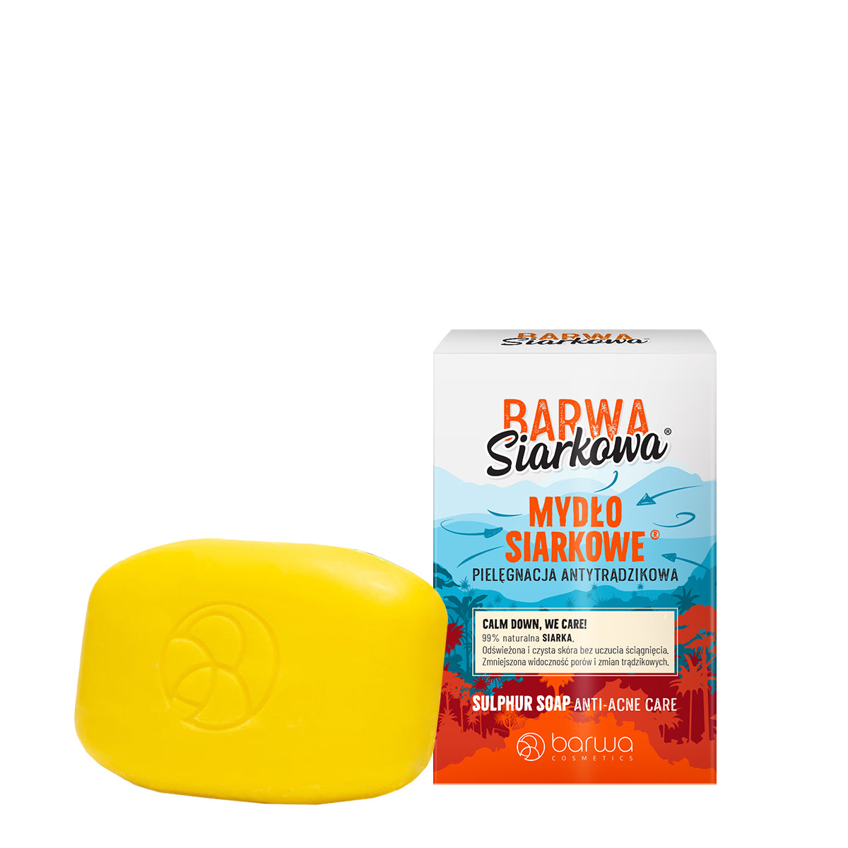 BARWA Siarkowa Sulphur bar soap antiacne care 100g Lady Avenue
